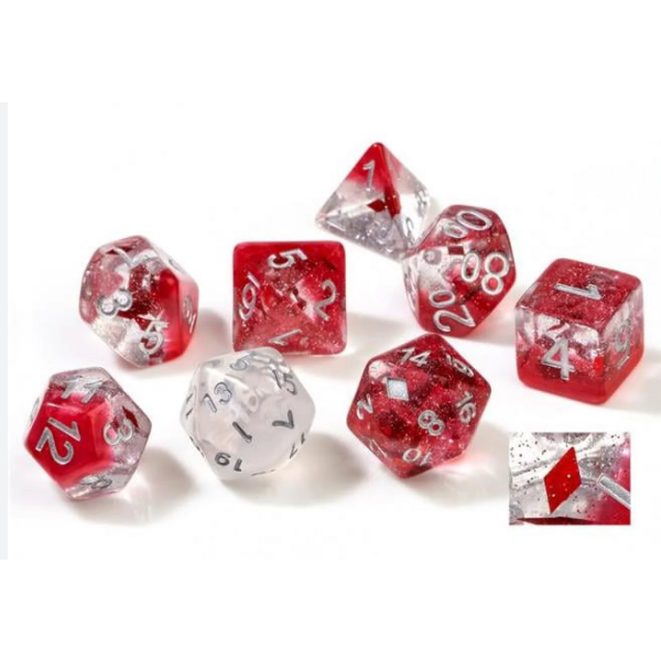 Sirius Dice: Transparent Diamonds 7-Die Set