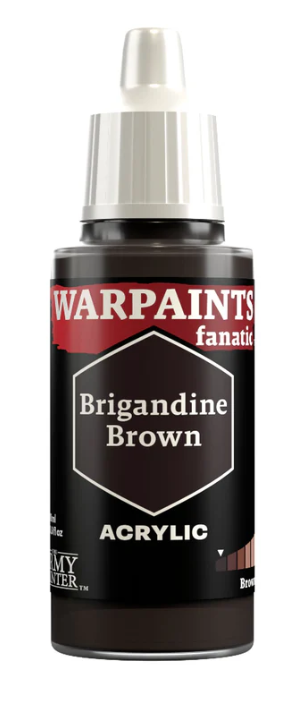 THE ARMY PAINTER: WARPAINTS FANATIC: ACRYLIC: BRIGANDINE BROWN (18ml)