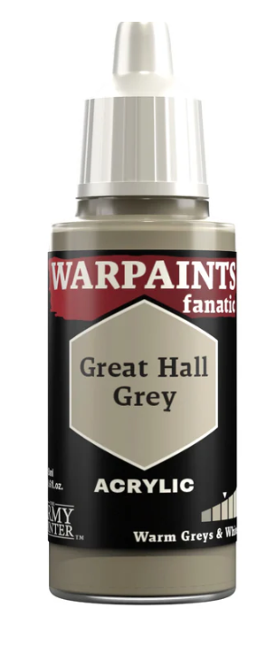 THE ARMY PAINTER: WARPAINTS FANATIC: ACRYLIC: GREAT HALL GREY (18ml)