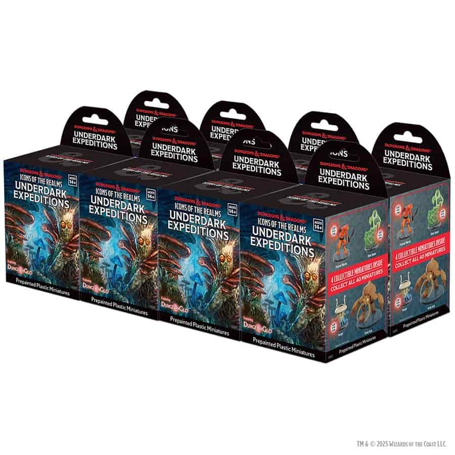 DUNGEONS AND DRAGONS: ICONS OF THE REALMS MINIATURES (SET 36): UNDERDARK EXPEDITIONS - TCB Games & Collectibles