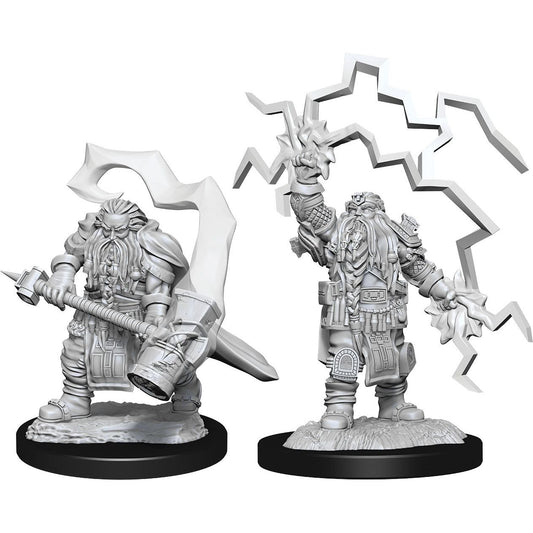 D&D: Nolzur's Marvelous Unpainted Miniatures - W14 Male Dwarf Cleric