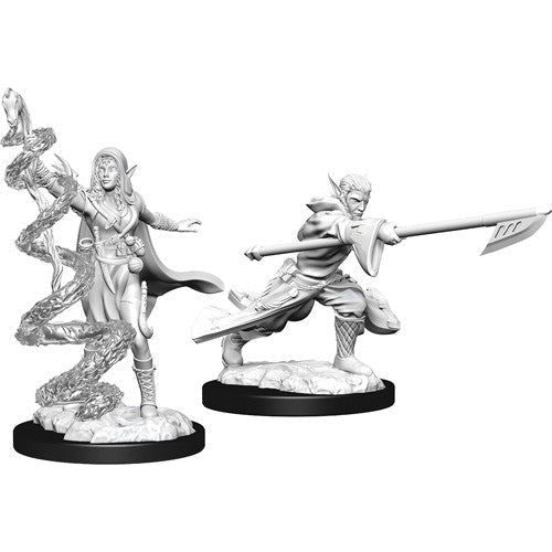 MTG: Unpainted Miniatures - W01 Joraga Warcaller & Joraga Treespeaker