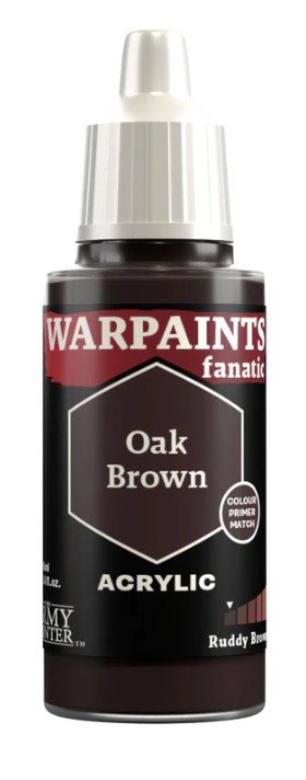 THE ARMY PAINTER: WARPAINTS FANATIC: ACRYLIC: OAK BROWN (18ml)