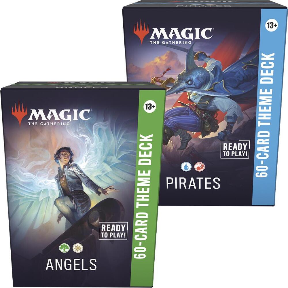 MTG Lorwyn Eclipsed Pirate Theme Deck by Wizards of the Coast featuring illustrated cards and pirate-themed artwork.