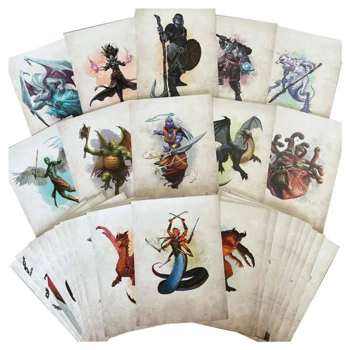 Beadle & Grimm's D&D Encounter Cards CR7+ gaming supplies featuring detailed, illustrated cards for immersive gameplay.