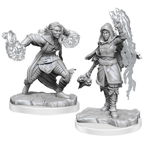 D&D: Nolzur's Marvelous Unpainted Miniatures - W20 Half-Elf Warlock