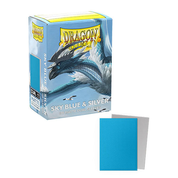 Dragon Shield Sleeves featuring vibrant artwork, ideal for protecting trading cards and collectibles.