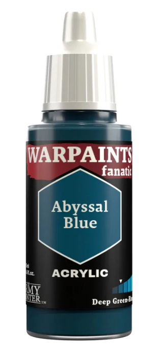 THE ARMY PAINTER: WARPAINTS FANATIC: ACRYLIC: ABYSSAL BLUE (18ml)