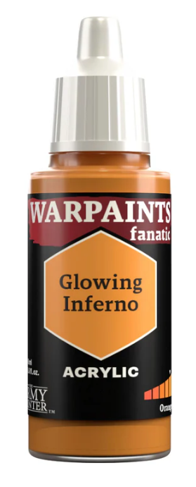 THE ARMY PAINTER: WARPAINTS FANATIC: ACRYLIC: GLOWING INFERNO (18ml)