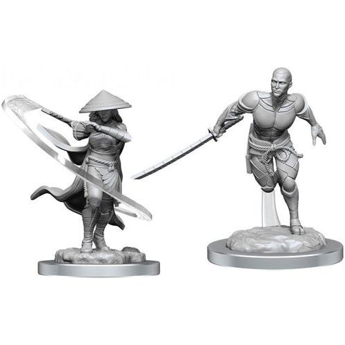 MTG: Unpainted Miniatures - W05 Kaito Shizuki & The Wanderer