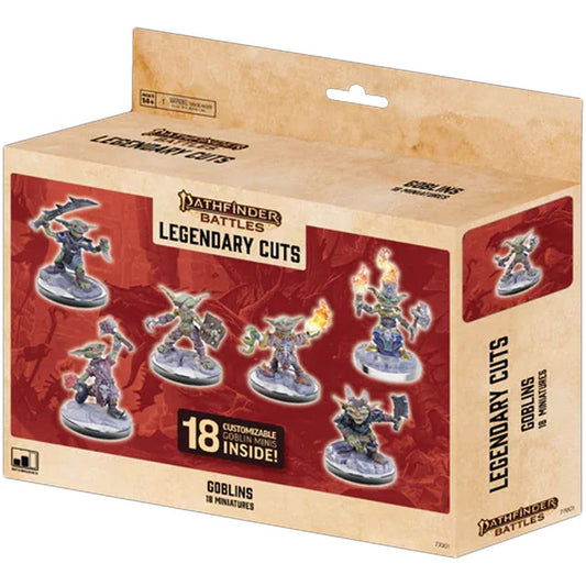 Pathfinder: Legendary Cuts Unpainted Miniatures - W02A Goblins