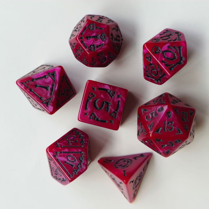 TCB 7-Piece Acrylic/Resin Dice Sets 2/2