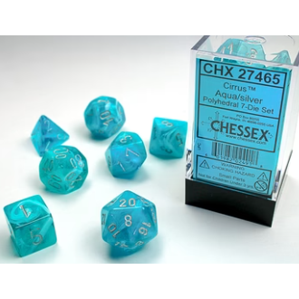 Cirrus: Aqua/Silver 7-Die Set