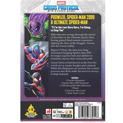 Marvel: Crisis Protocol - Prowler, Spider-Man 2099 & Ultimate Spider-Man - TCB Games & Collectibles