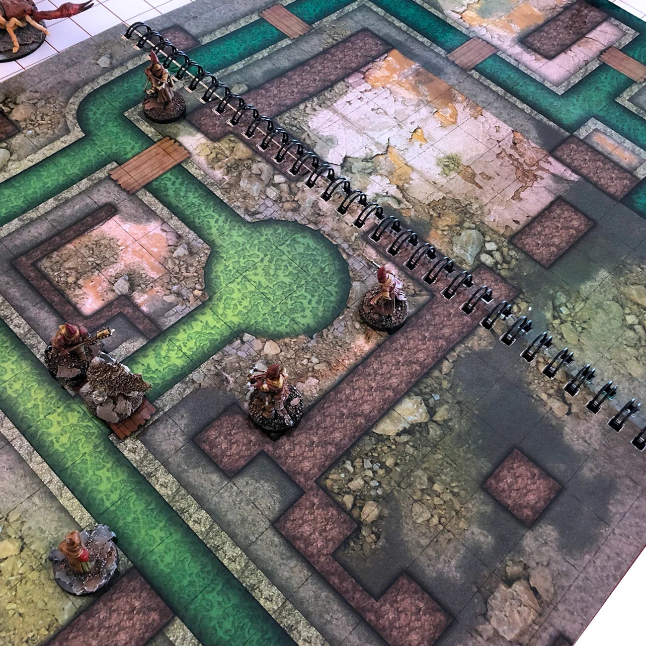 Combat Book 1: Fantasy Rewritable Combat Maps for Tabletop RPGs