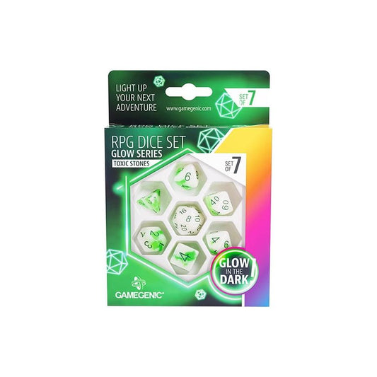 Glow Series - Toxic Stones - 7-Die Set