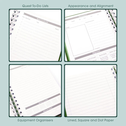 D&D Character Quest Notebook