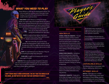 Street Wolves: Turbo Edition (SWADE) RPG