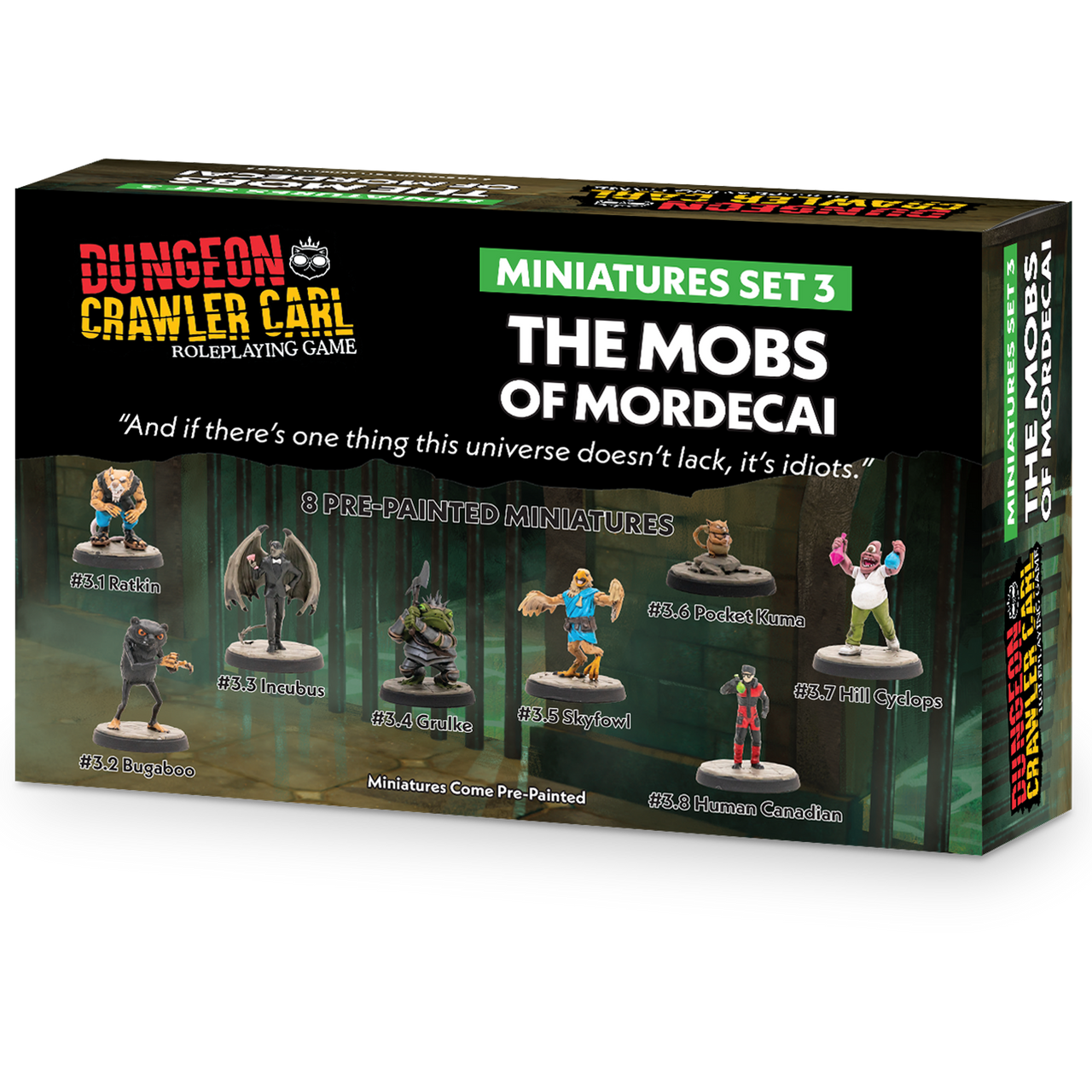 Dungeon Crawler Carl RPG: Mobs of Mordecai Minis Set 3 PRE-ORDER