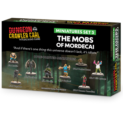 Dungeon Crawler Carl RPG: Mobs of Mordecai Minis Set 3 PRE-ORDER