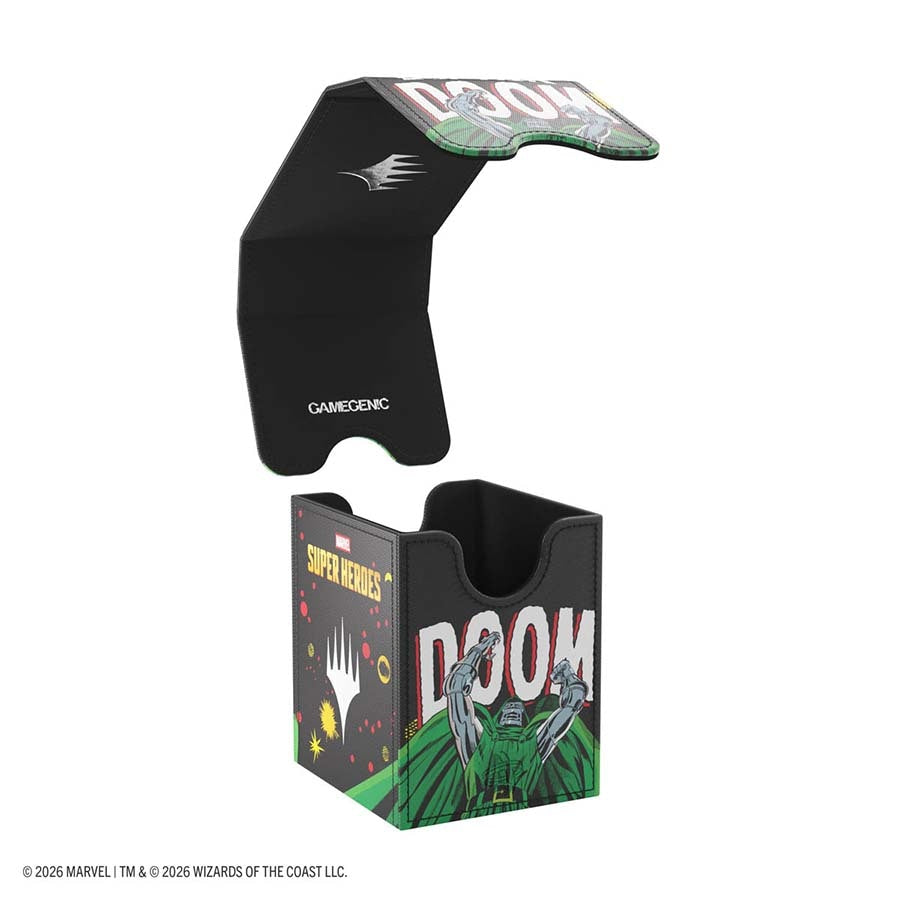 Gamegenic Squire 100+ XL Deck Box - Doctor Doom & Spider-Man