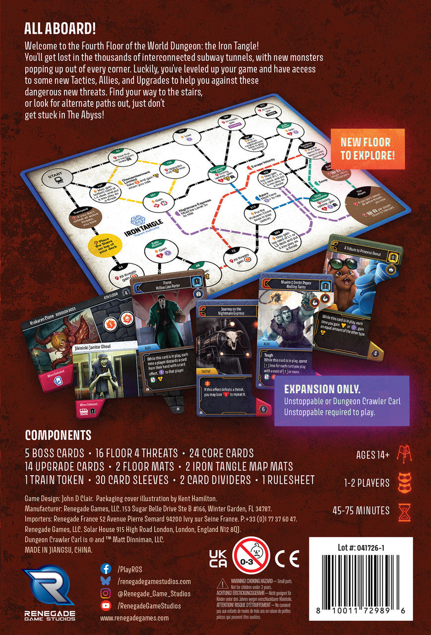 Dungeon Crawler Carl Unstoppable: Iron Tangle Expansion PRE-ORDER