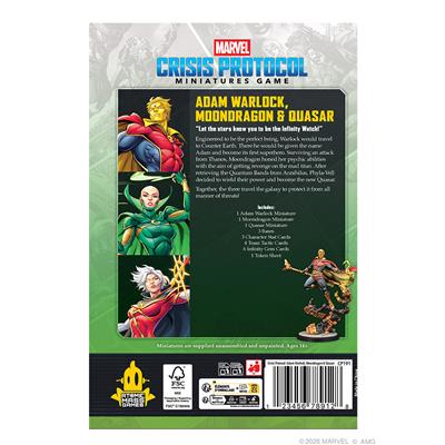 Marvel: Crisis Protocol - Adam Warlock, Moondragon & Quasar