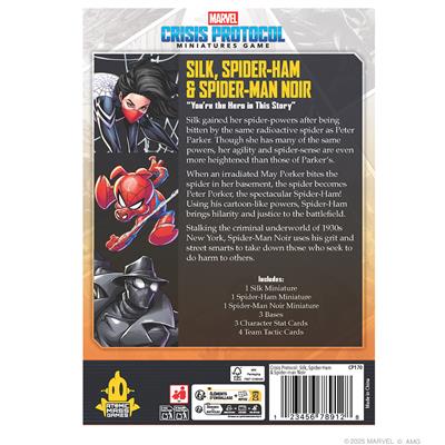Marvel: Crisis Protocol - Silk, Spider-Ham & Spider-Man Noir - TCB Games & Collectibles
