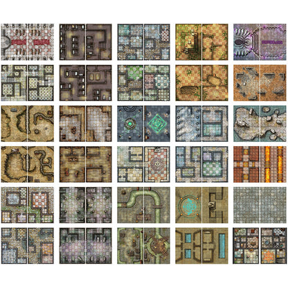 Big Book of Battle Mats- Cells & Shrines