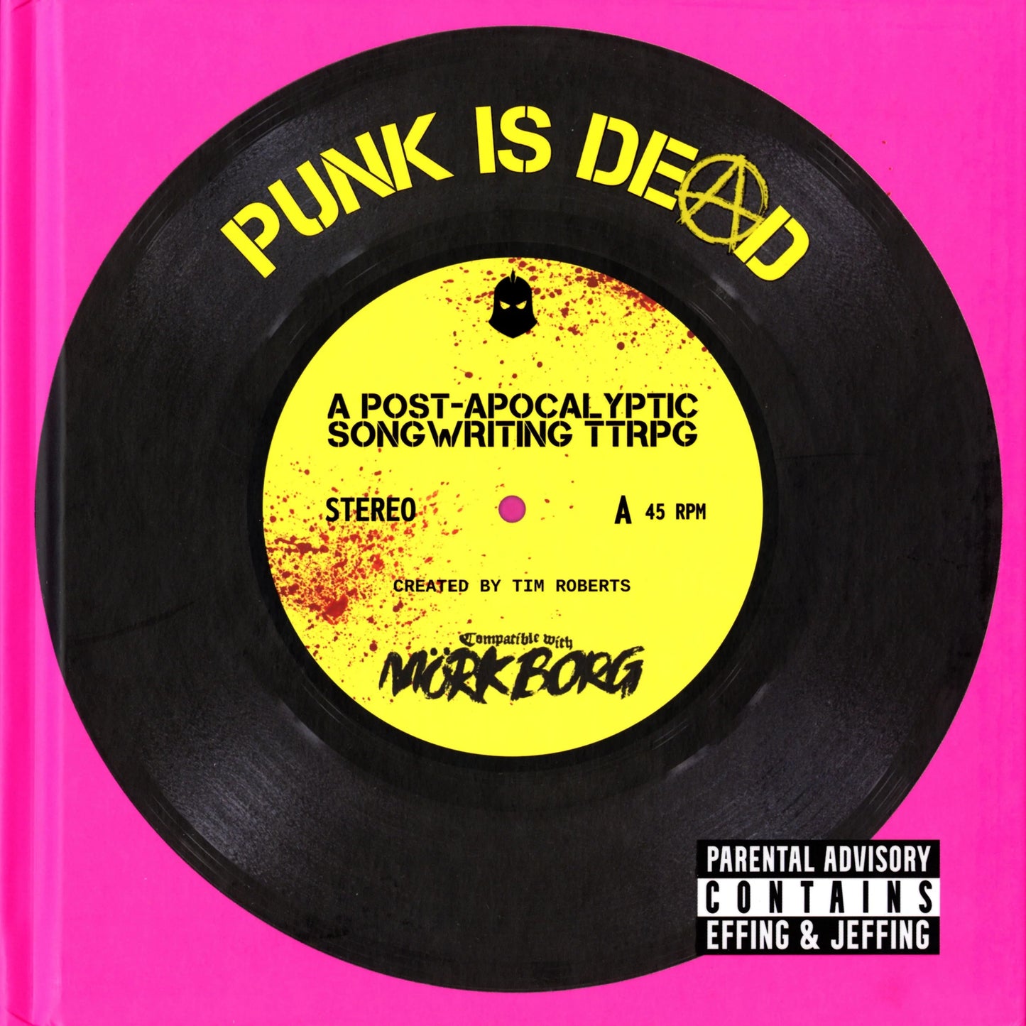 Punk is Dead: A Post-Apocalyptic Songwriting RPG book by Studio 2 Publishing, featuring dystopian artwork on the cover.