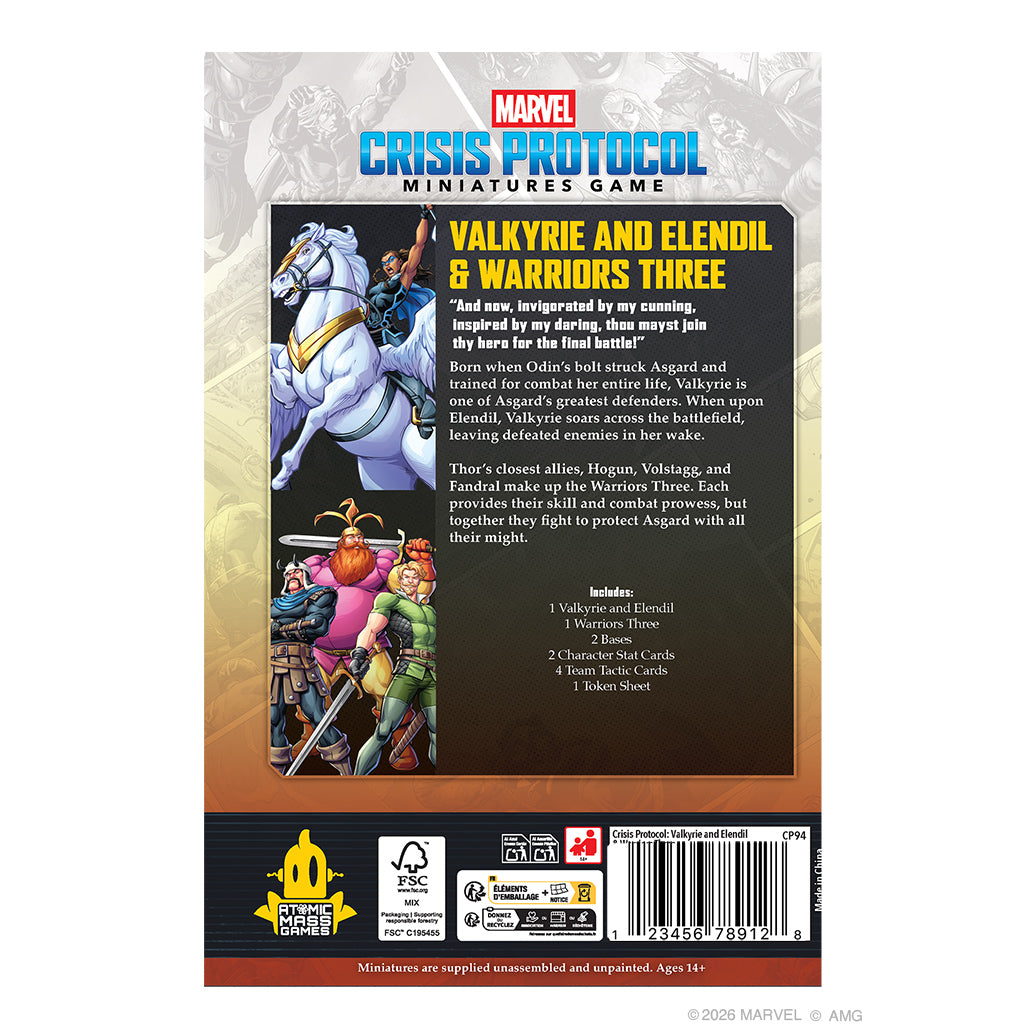 Marvel: Crisis Protocol - Valkyrie on Elendil & Warriors Three