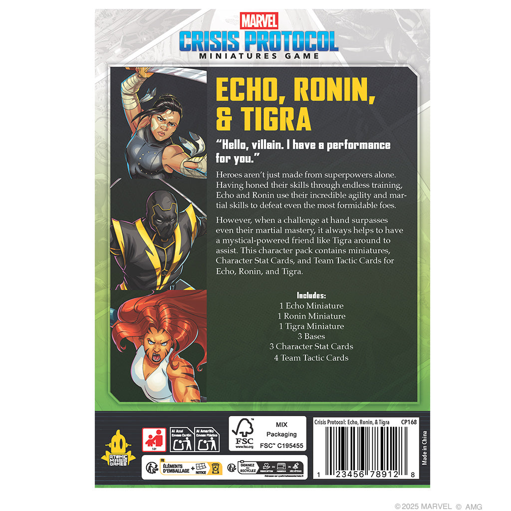 Marvel: Crisis Protocol - Echo, Ronin & Tigra - TCB Games & Collectibles