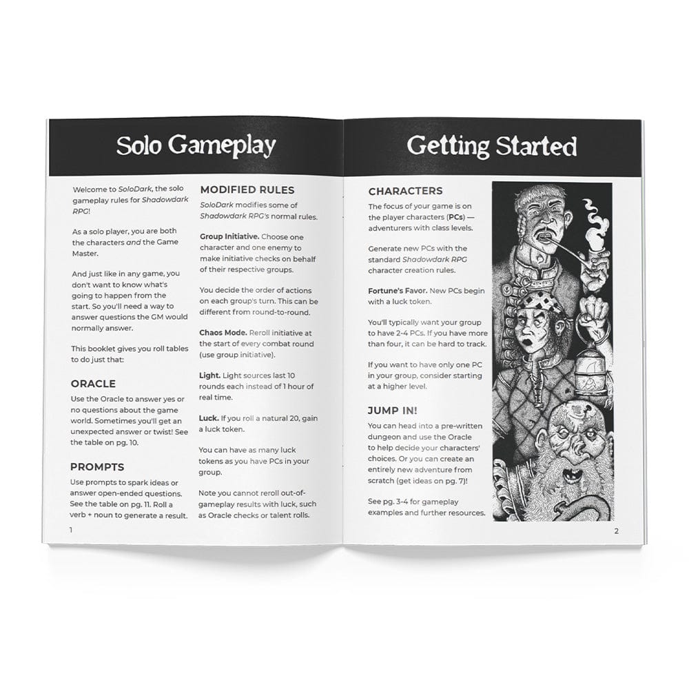 SoloDark: Solo Rules for Shadowdark RPG