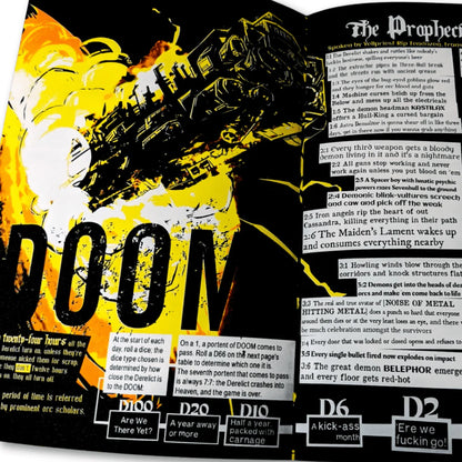 Orc Borg RPG book by Studio 2 Publishing, featuring dark fantasy cover art and detailed interior pages.