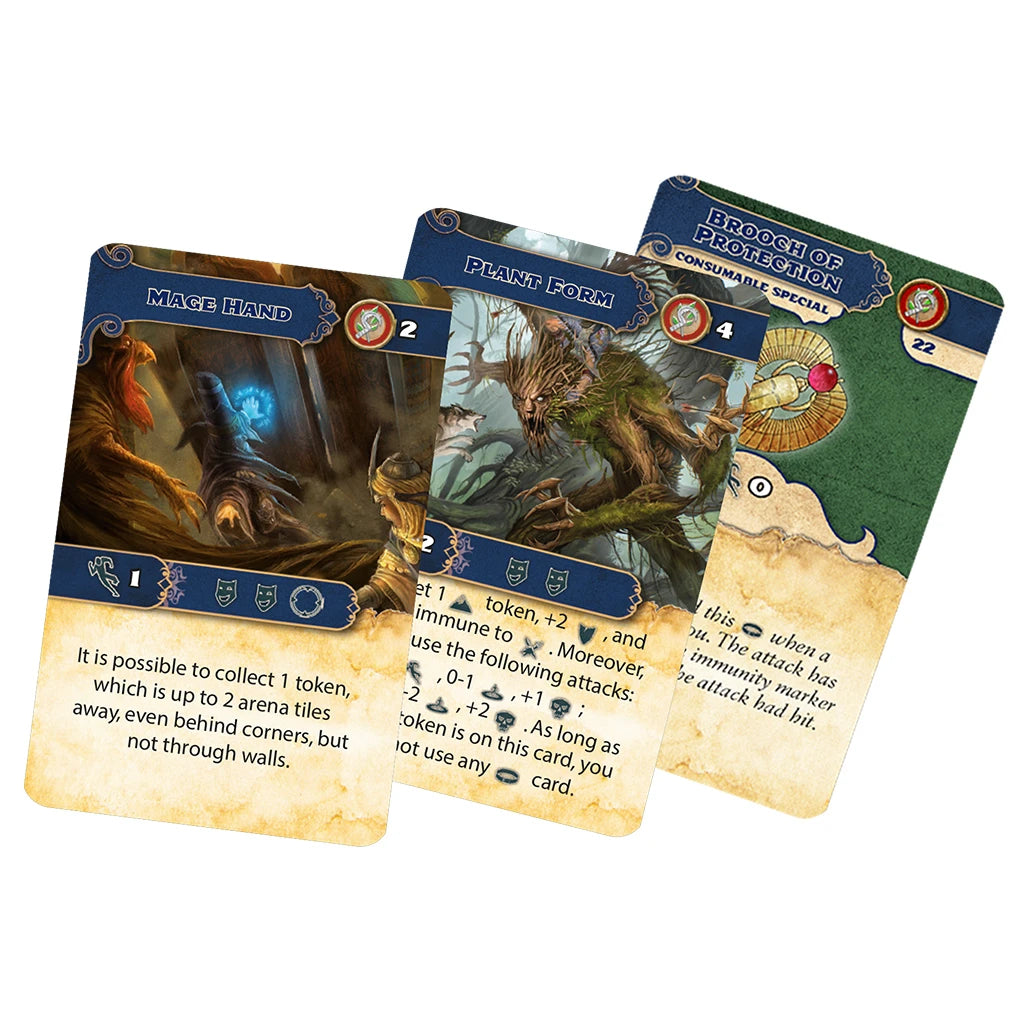 Pathfinder Arena Age of Ashes game box by Asmodee featuring fantasy-themed artwork and game components on the front.