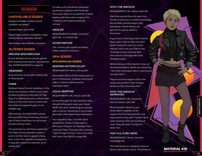 Street Wolves: Turbo Edition (SWADE) RPG