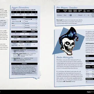 Fallout: The Roleplaying Game Royal Flush RPG by Modiphius, featuring game components and colorful card illustrations.