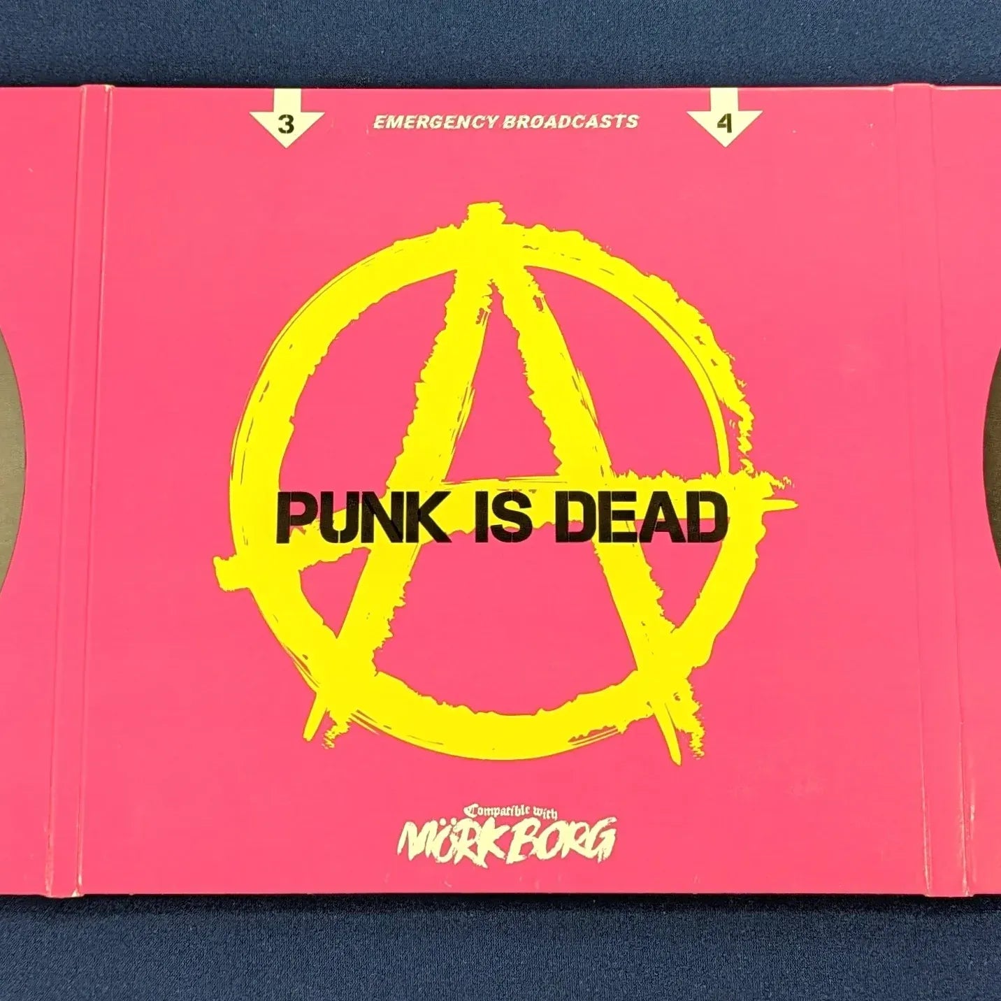 Punk is Dead: Band Manager Screen RPG book by Studio 2 Publishing, featuring cover art with punk band illustrations and game details.
