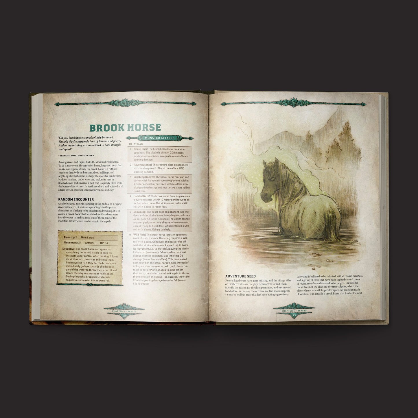 Dragonbane RPG: Bestiary