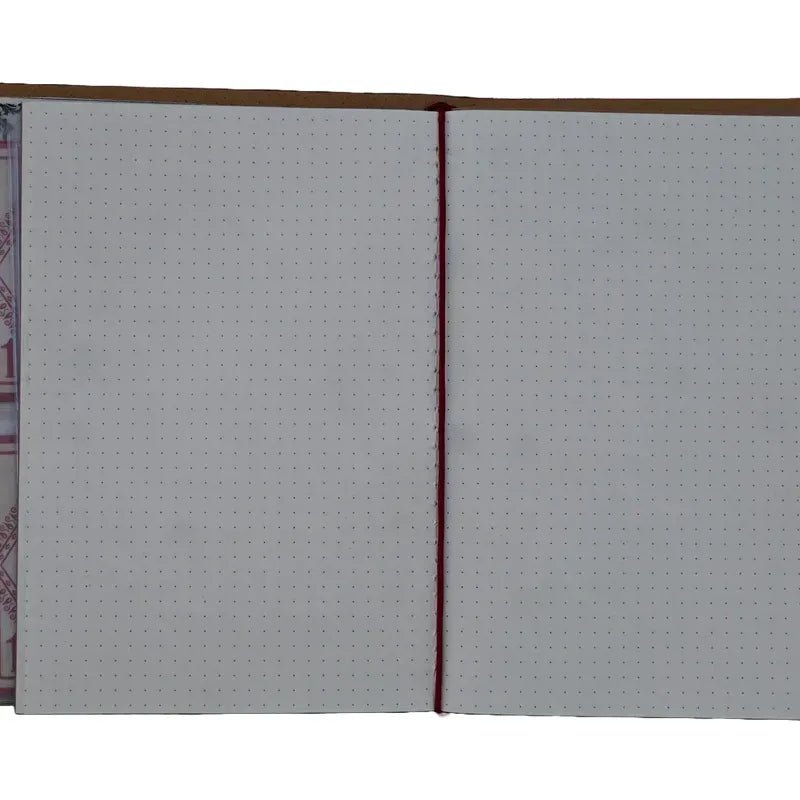 Green character journal featuring a sword and rose design, ideal for writing and sketching, by Quartermaster Direct.