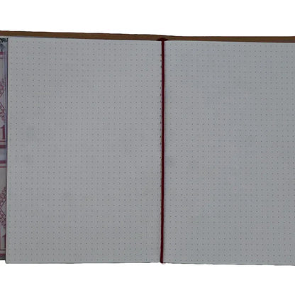Green character journal featuring a sword and rose design, ideal for writing and sketching, by Quartermaster Direct.
