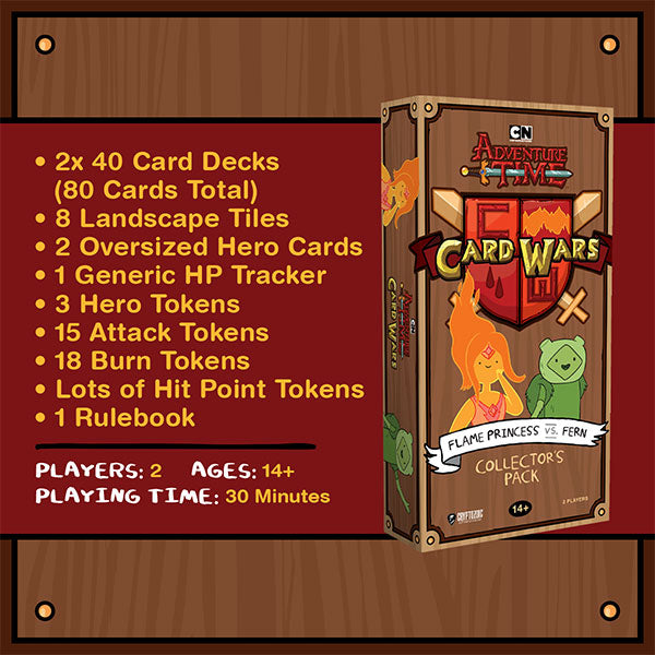 Adventure Time Card Wars: Flame Princess vs. Fern, Collector's Pack