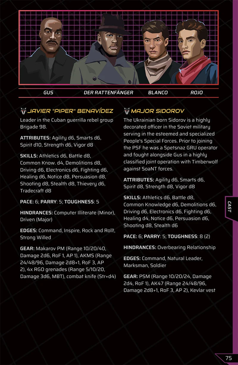 Street Wolves: Dead Hand (SWADE) RPG