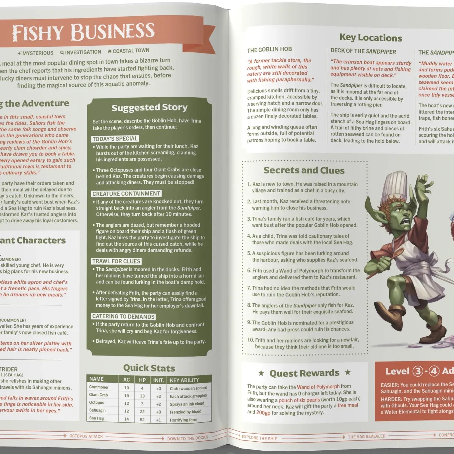 Open book titled "One-Shot Wonders" by Roll & Play Press, showing colorful pages with creative prompts and illustrations.