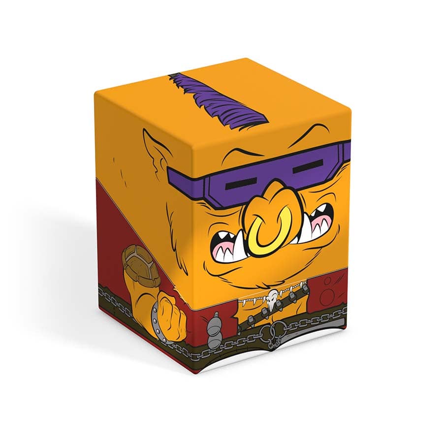 TMNT Ultimate Guard Squaroes Deck Case 100+ for trading cards, featuring Teenage Mutant Ninja Turtles design, TCB Games & Collectibles