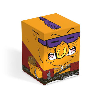 TMNT Ultimate Guard Squaroes Deck Case 100+ for trading cards, featuring Teenage Mutant Ninja Turtles design, TCB Games & Collectibles