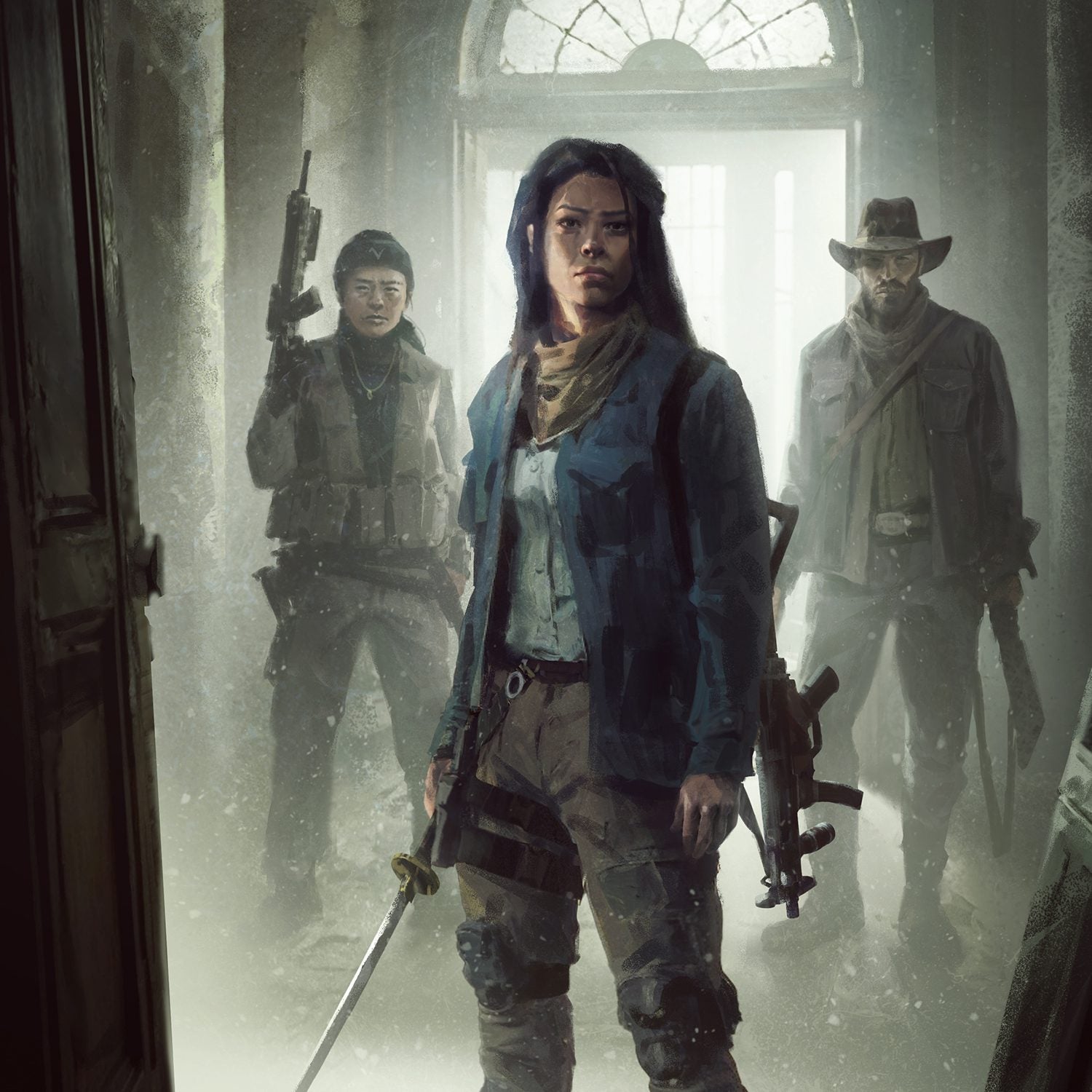 The Walking Dead Universe RPG Core Rules book by Free League Publishing, featuring cover art with characters from the TV series.