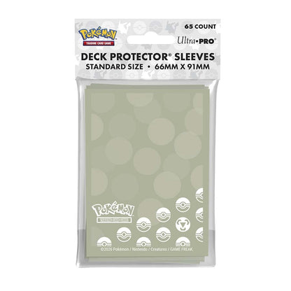 Ultra Pro Pokémon energy sleeves in a pack of 65, featuring colorful Pokémon-themed card protectors for trading card games.