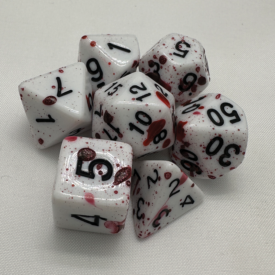 TCB 7-Piece Acrylic Dice Sets 1/2