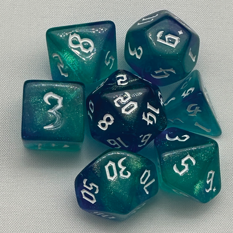 TCB 7-Piece Acrylic Dice Sets 1/2